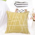 thumbnail image 2 of PiccoCasa 18"x18" Polyester Sofa Throw Pillow Cover, Pale Yellow, 2 of 10