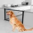 thumbnail image 3 of ZLight Clôture en Maille pour Animaux de Compagnie Rétractable Filet de Porte Réglable Barrière Cuisine Salle de Bain Chambre Garde-Porte Extérieur Sans Perçage Collant 180x78CM, 3 of 6