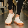 thumbnail image 2 of Womens Mens Barefoot Wide Toe Slip on Walking Shoes Fall Knit Non Slip Minimalist Zero Drop Golf Sneakers, 2 of 7