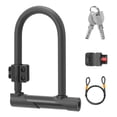 thumbnail image 1 of Serrure en U Portable pour Vélos : Sécurité Antivol Robuste avec PVC, 1 of 9
