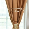 thumbnail image 3 of Limited Time Violete Leaves Sheer Curtain Window Voile Drape Valance 1 Panel Fabric, 3 of 5
