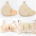 thumbnail image 5 of VONKY Coussinets Anti-Transpiration pour Seins Droits Femmes Formes Mammaires en Silicone Coton Poche de Protection L, 5 of 5