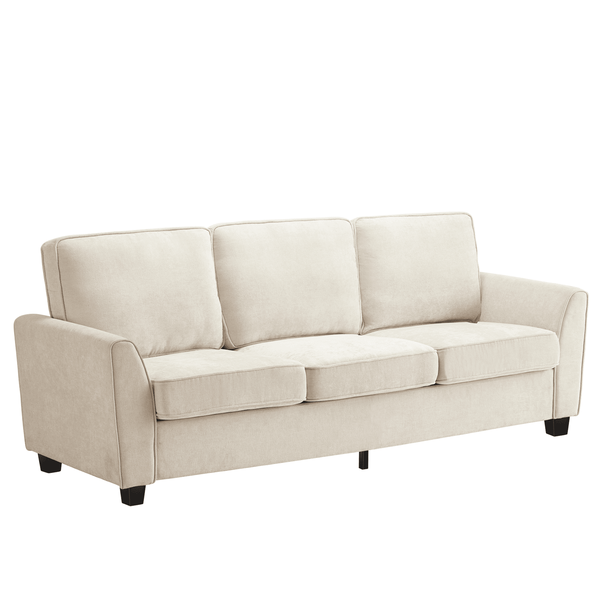 89" Chenille Sofa Couch – 3-Seater with Deep Seats & Washable Removable Covers – Oversized Upholstered Comfy Sofa for Living Room, Bedroom, Office