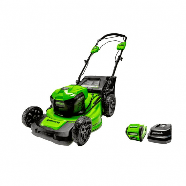 Greenworks Tondeuse à gazon auto-propulsée 40V 20 po, batterie de 5,0Ah et chargeur inclus
