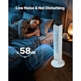 thumbnail image 2 of VEVOR 40" Oscillating Tower Fan 9H Timer 22 ft/s High Velocity with Remote Control, 2 of 9