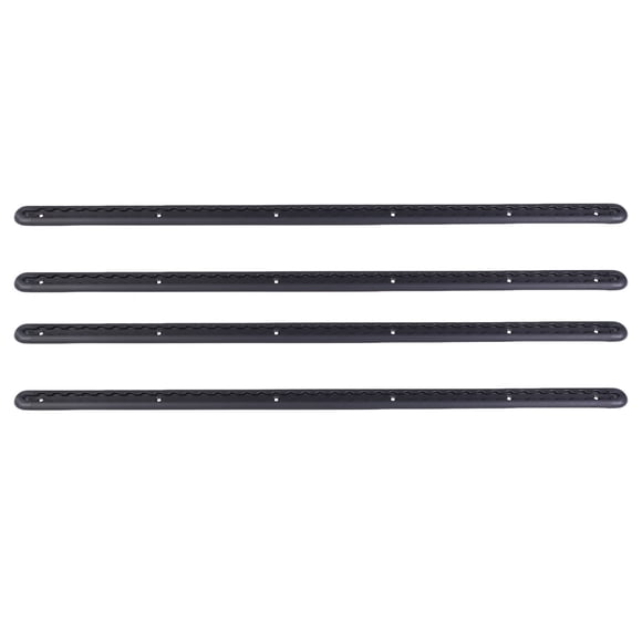 Rail en L 1 m en Aluminium pour Contrôle de Cargaison, Système de Rail à Attache en L avec 8 Raccords à Anneau en O pour Motos, VTT, Camions, Remorques