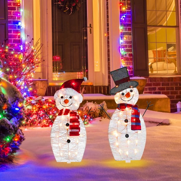 LED Penguin Christmas Light-Up Garden Decor - Acrylic Luminescent