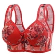 thumbnail image 1 of Gubotare Sports Bras for Women High Support Large Bust Womens Seamless Ribbed Longline High Neck Sports Bra - Racerback Padded Slim Fit Crop Tank Top with Built in Pads (Red,L), 1 of 3