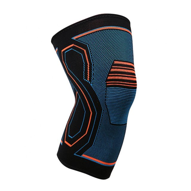 1PCS Support Élastique pour Jambe Genouillère Protecteur Compression Sécurité Randonnée Cyclisme Course Entraînement Physique Genouillère L