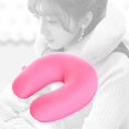 thumbnail image 4 of Pillow Memory Foam Neck Pillow Head Rest Neck Support Cushion Lightweight pink, 4 of 8