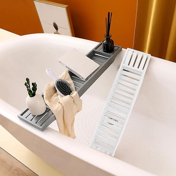 Wooden Bathtub Tray Caddy