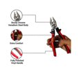 thumbnail image 3 of Hand Tool Set, Tool Set For Home Use | Essential Tool Kit For Screwdriver & Plier Set | Chrome Vanadium Steel, Jaws | Attachments Including Tester Head | For Automobile, Repair Tool, 3 of 4