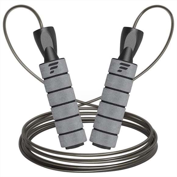orde à sauter réglable Letsfit JR01 avec poignées en mousse
