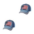 thumbnail image 2 of Decodeary Fashionable Baseball Cap Adjustable And Sun Defended Multi-colors Hat Denim 3 2Set, 2 of 6