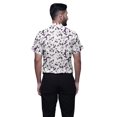 thumbnail image 3 of BESTMAN Short Sleeve Mandarin Collar Shirts For Men Cotton Button Down Shirt, 3 of 5
