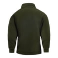 thumbnail image 4 of Timegard Mens Sweatshirts Fuzzy Fall Winter Stand Collar Pullover Button Long Sleeve Casual Comfy Tops, 4 of 8