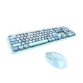 thumbnail image 1 of Mofii Sweet Keyboard Combo Mixed Color 2.4G Wireless Keyboard Set Circular Suspension Key for PC Laptop Blue, 1 of 7