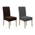 thumbnail image 2 of ZheElen 4pack/lot High Elastic And Breathable Chair Cover For Kitchen Chairs Easy To Care Dining Chair Cover tan, 2 of 6