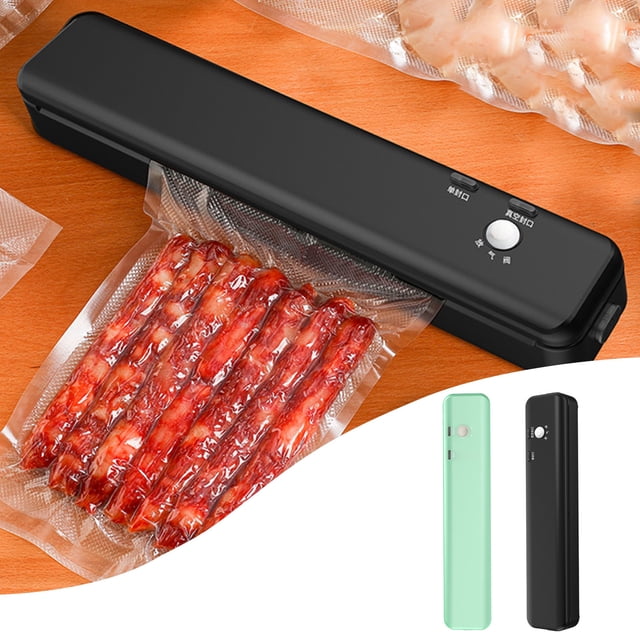 Machine de Mise sous Vide Automatique pour la Conservation des Aliments - Scelleuse Compacte et Hermétique pour le Rangement et la Cuisson sous Vide avec 2 Modes