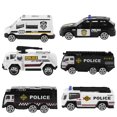 thumbnail image 3 of 6pcs Assorted Police Car Models Die-cast Car Toys Inertia Control Toys Early Learning Props, 3 of 7