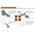 thumbnail image 4 of Premium Water Repellent Wingback Chair Cover High Stretch Jacquard Fabric Wing Back Chair Slipcovers, 4 of 7