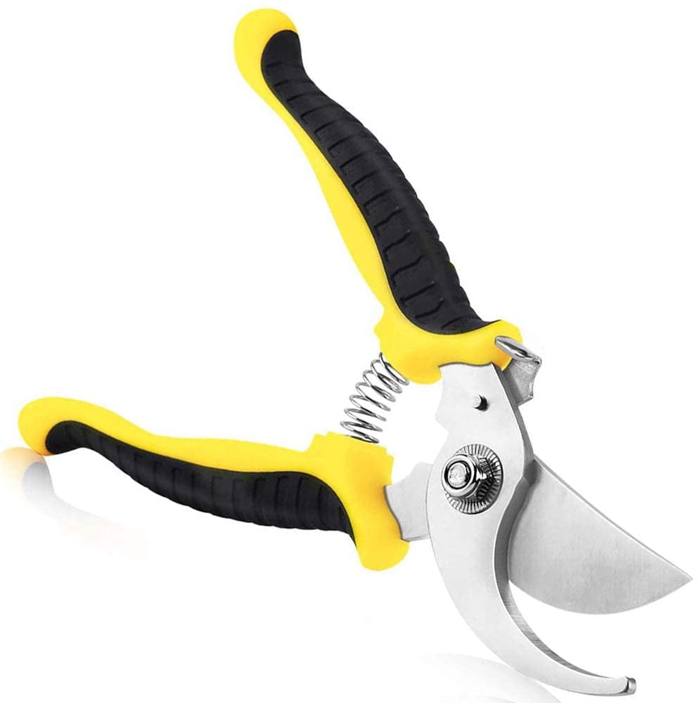 Garden Pruning Shears, 7.5" Gardening Hand Cutters Garden Pruning Shears Trimming Scissors Garden Clippers Ratchet Shears Secateurs for Gardening Shears for Plants Clippers Gardener Shears