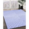 thumbnail image 3 of Ahgly Tapis d'Intérieur Lavable en Machine Carré Lavande Bleu, 5 Pieds Carré, 3 of 7