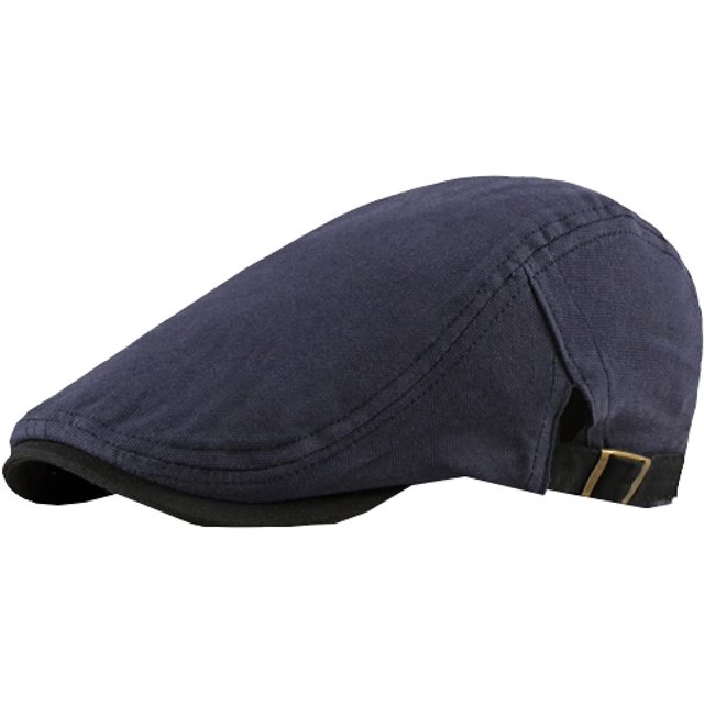 LinYooLi Newsboy Cap Spring Summer Sun Hat Adjustable Solid Ivy Flat Cap Men Women Beret Breathable Cotton Beret Hat