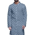 thumbnail image 2 of Atasi Ensemble Kurta de Fête pour Hommes Col Mandarin Kurta Pyjama Ethnique Imprimé, 2 of 2