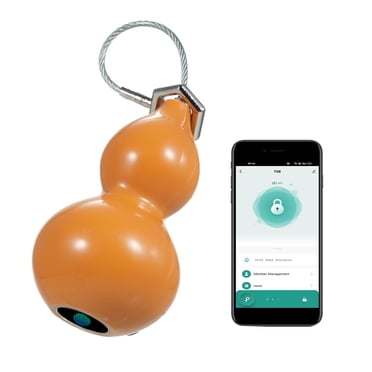 Cadenas à Empreintes Digitales Intelligent T08D avec Contrôle par Application TUYA, ABS Étanche IP65 et Câble en Acier, Stockage des Empreintes Digitales 20, Déverrouillage Rapide 0,5 s, Batterie Rechargeable 65 mAh, Idéal pour la Maison, le Gym, l'Armoire,