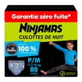 thumbnail image 2 of Ninjamas Boys Bedwetting Nighttime Underwear, Size S/M (38-70 lbs), 2 of 26
