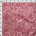 thumbnail image 4 of oneOone Cotton Cambric Red Fabric Moire Sewing Material Print Fabric By The Yard 56 Inch Wide, 4 of 4