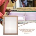 thumbnail image 4 of MasteelfCA Screen Silk Printing Frame Convenient Screen Printing Frame Portable Screen Printing DIY Frame, 4 of 8