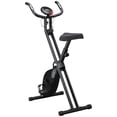 thumbnail image 1 of Soozier Vélo d'exercice pliable Vélo d'exercice stationnaire Vélo droit Cardio Workout Résistance à 8 niveaux, 1 of 9