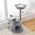 thumbnail image 2 of Costway 42" Cat Tree Tower 3-Layer Activity Center with Scratching Post Condo & 2 Perches, 2 of 10