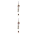 thumbnail image 1 of mmirethe Multiple Styles And Colors Wind Chimes For Wide Application Unique Style Wind Chime Pendant vermilion锛坮oundwood锛?2Set, 1 of 6