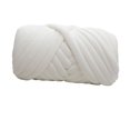 thumbnail image 3 of 1kg Velvet Chunky Yarn Arm Knitting Sweaters Hats Scarf Tapestry Hand Knit Weight Rug Making Hand Knit Pet Bed Crocheting White, 3 of 9