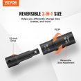 thumbnail image 2 of VEVOR Lug Nut Impact Socket Set 1/2 in Drive Metric and SAE 6-Point Flip Socket, 2 of 9