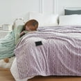 thumbnail image 4 of Mlkoz Throw Blanket, Soft And Thick Double Layer Raschel Blanket A Must Have Warming Artifact In Winter Suitable For Beds Sofas And Other Scenes Providing The Ultimatecomfort, Women Gifts, 4 of 6