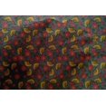 thumbnail image 4 of oneOone Cotton Silk Fabric Leaves & Floral Block Print Fabric BTY 42 Inch Wide, 4 of 4
