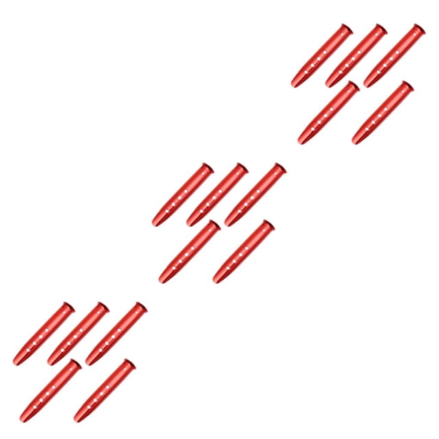 Guardoinrt Ensemble de 5 Piquets de Tente Portatifs Chevilles Clous de Sol Robustes et Résilients Neige et Sable Camping Rouge 23cm 3Ensemble