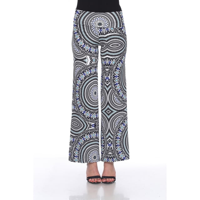 White Mark Pantalon Palazzo Imprimé pour Femmes