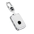 thumbnail image 1 of fastboy Car Key Leather Case Detachable Vehicle Keys Cover Protector Modification Accessories Replacement for XC60/S90/S60 White Case Hook, 1 of 6