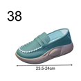 thumbnail image 1 of stanreset Chaussures Décontractées pour Femmes Confortables à Enfiler Souples Confortables Semelle Épaisse pour Marche Intérieure Extérieure Vert 38, 1 of 9