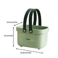 thumbnail image 3 of Fwttom Panier de Douche de Bain Portable Panier de Rangement pour Houppette Panier de Rangement, 3 of 6