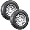 thumbnail image 3 of eCustomrim 2-Pack Mounted Radial Trailer Tire Rim ST205/75R14 Load Range D 5-4.5 Silver Modular Wheel - 6 Year Warranty w/Free Roadside, 3 of 4
