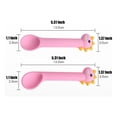 thumbnail image 3 of 2Pcs Baby Silicone Spoon Fork Set Baby Feeding Training Spoon and Fork for Baby, 3 of 3
