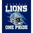 thumbnail image 2 of NFL Detroit Lions One Pride Bleu Marine Très Grand Molleton à Col Rond, 2 of 4