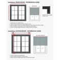 thumbnail image 4 of Cordless Zebra Roller Blinds, Day and Night Sheer Blinds, White, 4 of 5