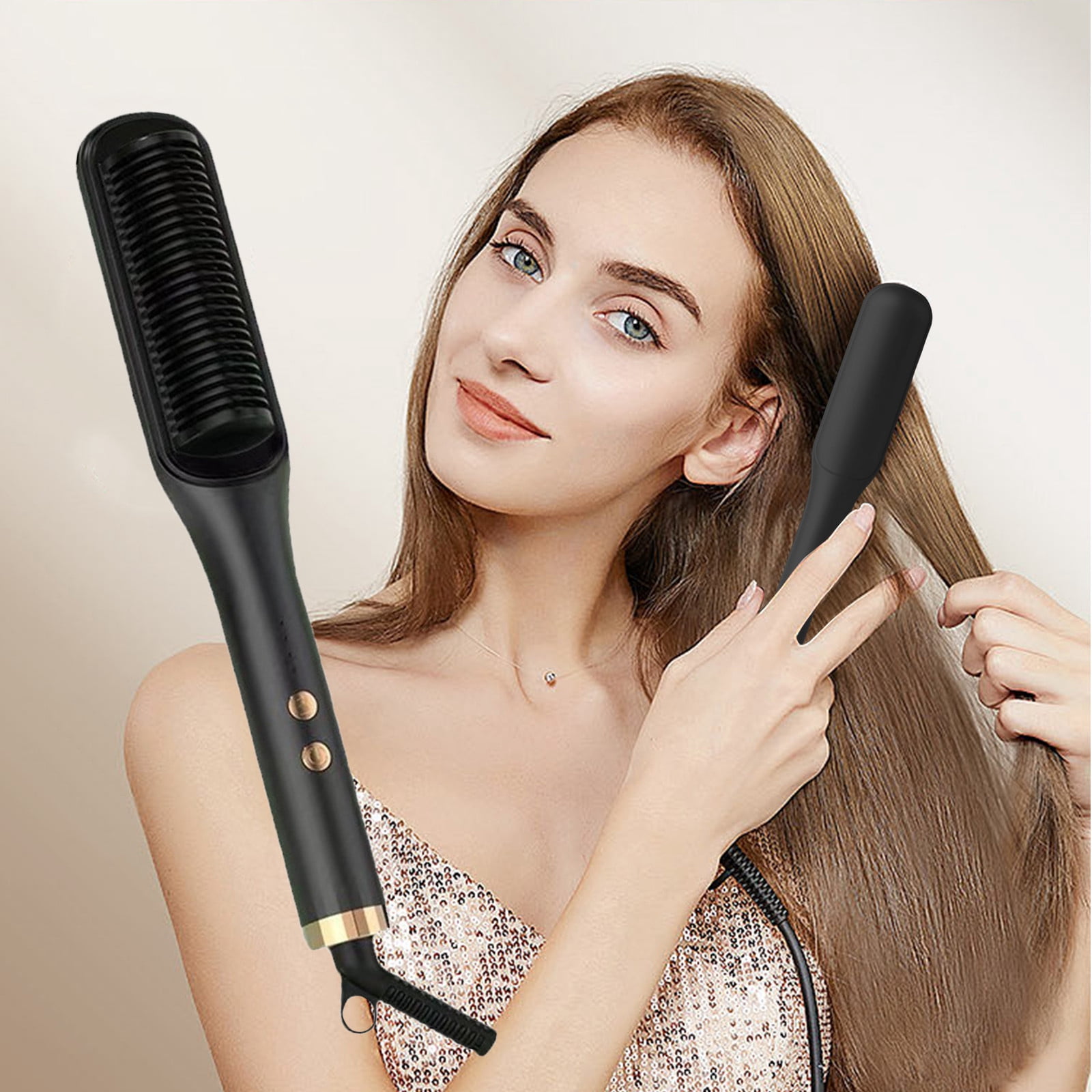 Dvkptbk Natural Curls Hair Curler Curling Wand Negative Hair Straightener Without Damaging Hair Curls Fast Heating Crimper Wand Curler in All Hair Type The Curler Home Appliances Kitchen & Dining